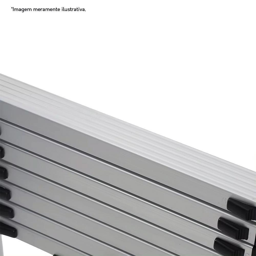 Escada Telescópica Aluminio Fortt 2.6m 9 Degraus ETA01 2.6m - 2