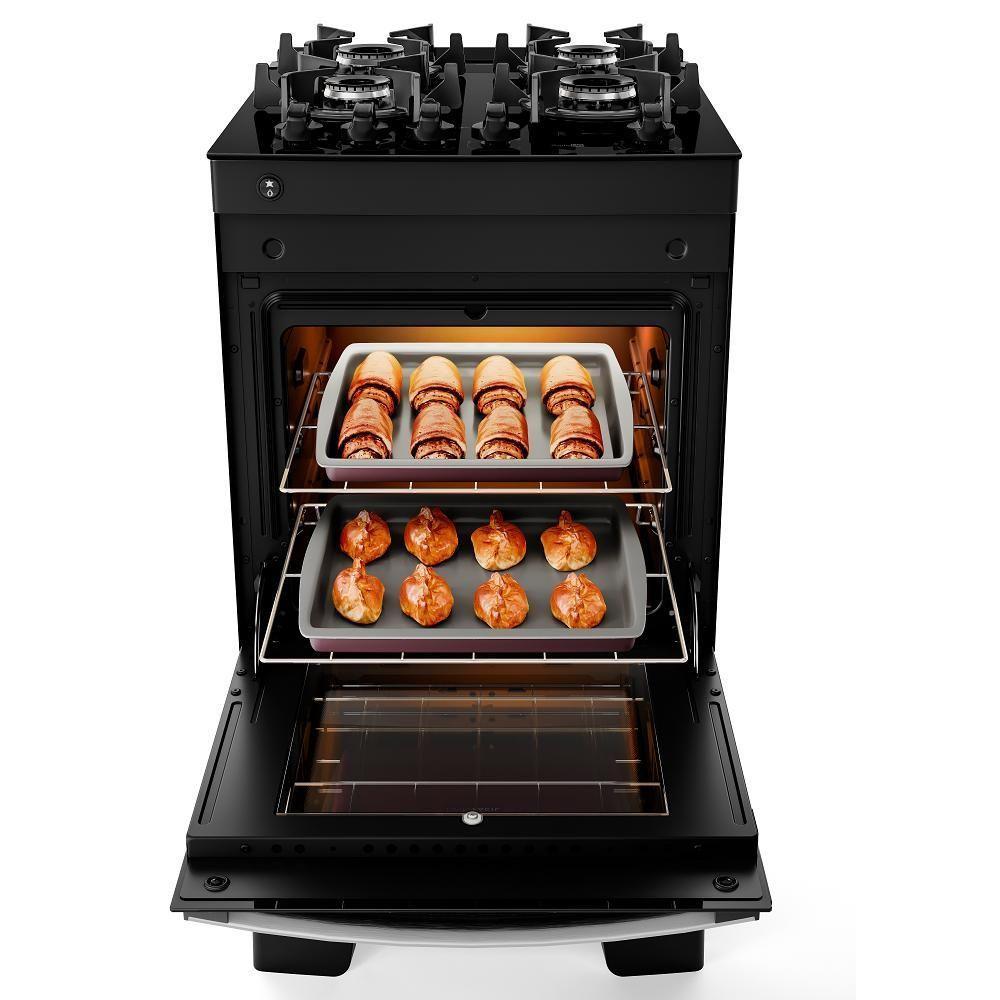 Fogão Atlas 4 Bocas Agile Up Com Mesa De Vidro Preto - Bivolt - 3