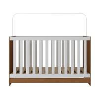 Berço 3 Em 1 Para Colchão 130 X 60cm Doce De Leite Multimóveis Mp0527r Madeirado/branco - 3