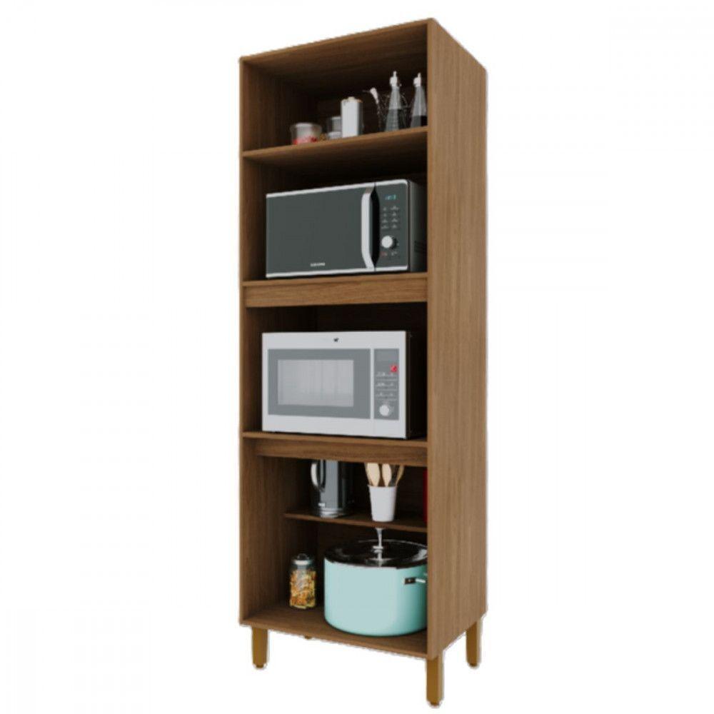 Paneleiro Para 2 Fornos 2 Portas 70cm Paris Indekes Freijo/off White - 4