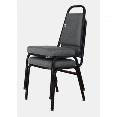 02 Cadeiras Empilhável Para Hotelaria Linha Hotel Jersey Marrom