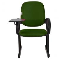 01 Cadeira Para Auditório Com Prancheta Linha Dallas Auditório Verde - 5