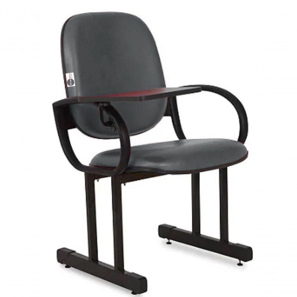 01 Cadeira Para Auditório Com Prancheta Linha Dallas Auditório Marrom - 1