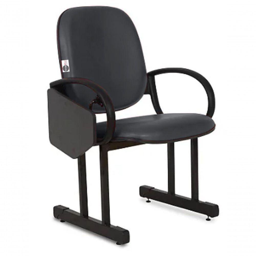 01 Cadeira Para Auditório Com Prancheta Linha Dallas Auditório Marrom - 5