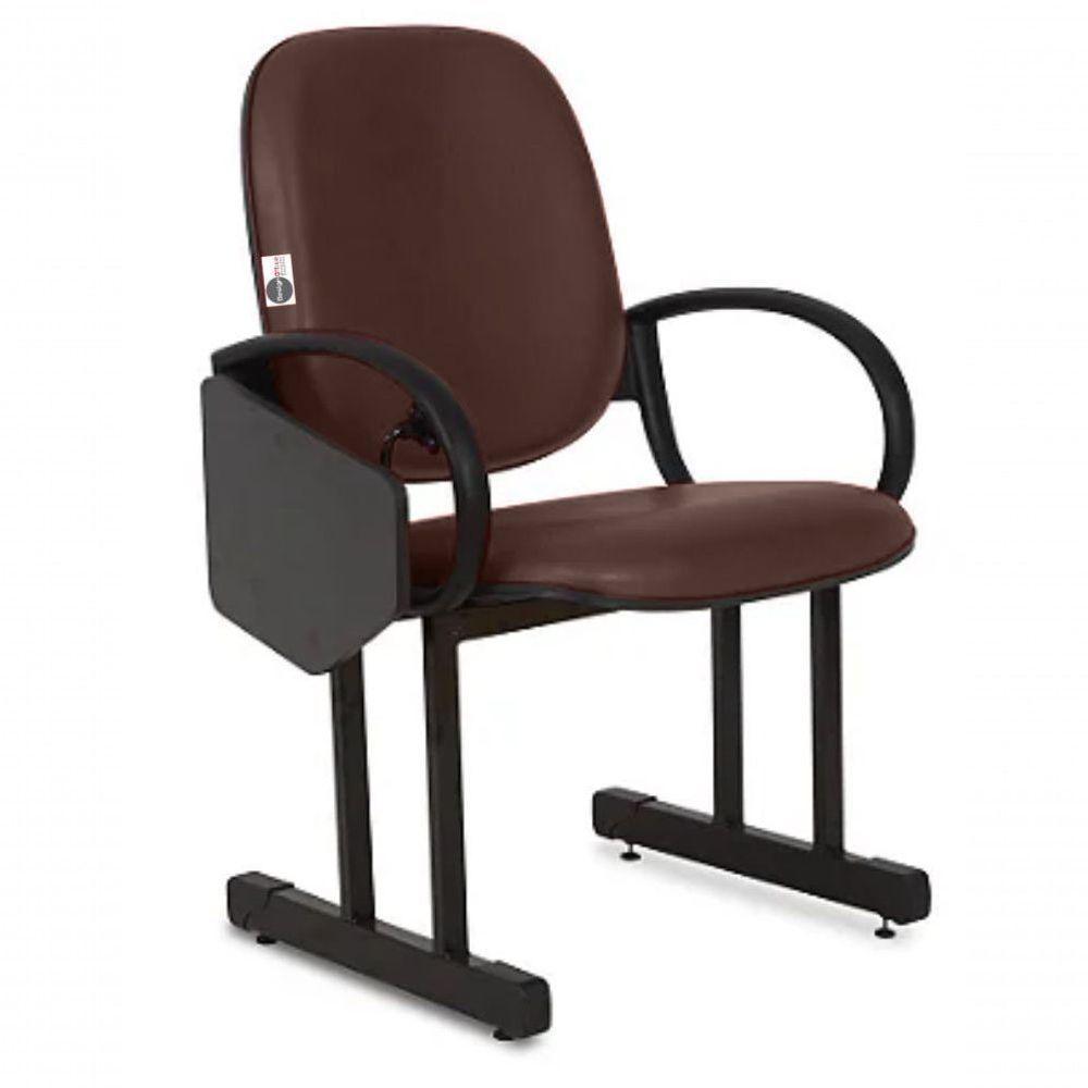 01 Cadeira Para Auditório Com Prancheta Linha Dallas Auditório Vermelho - 2