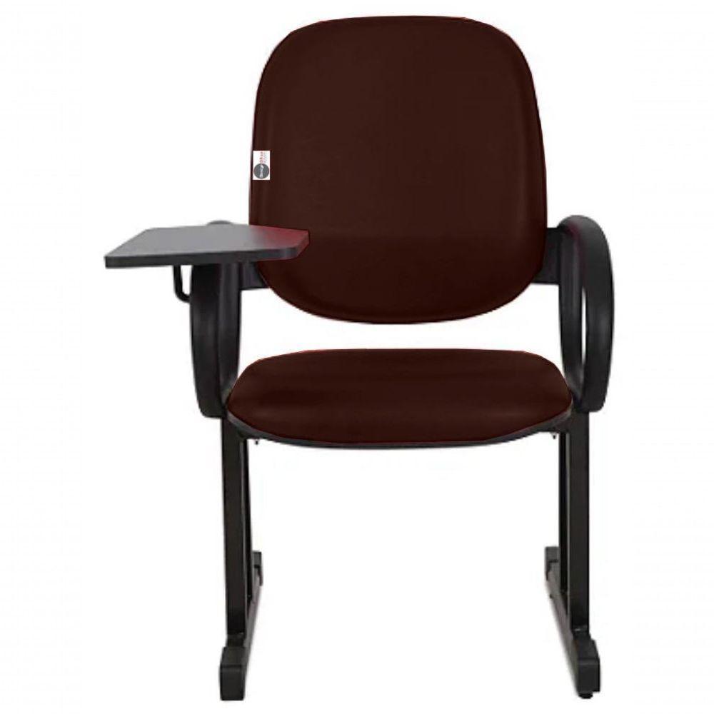 01 Cadeira Para Auditório Com Prancheta Linha Dallas Auditório Vermelho - 3