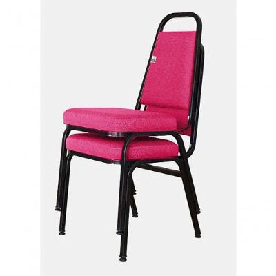 02 Cadeiras Empilhável Para Hotelaria Linha Hotel Jersey Rosa