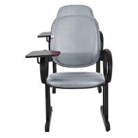 01 Cadeira Para Auditório Com Prancheta Linha Dallas Auditório Cinza - 3