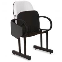 01 Cadeira Para Auditório Com Prancheta Linha Dallas Auditório Branco