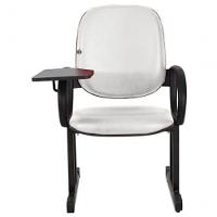 01 Cadeira Para Auditório Com Prancheta Linha Dallas Auditório Branco - 6