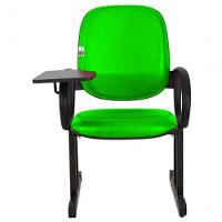 02 Cadeiras Para Auditório Com Prancheta Linha Dallas Auditório Verde - 5