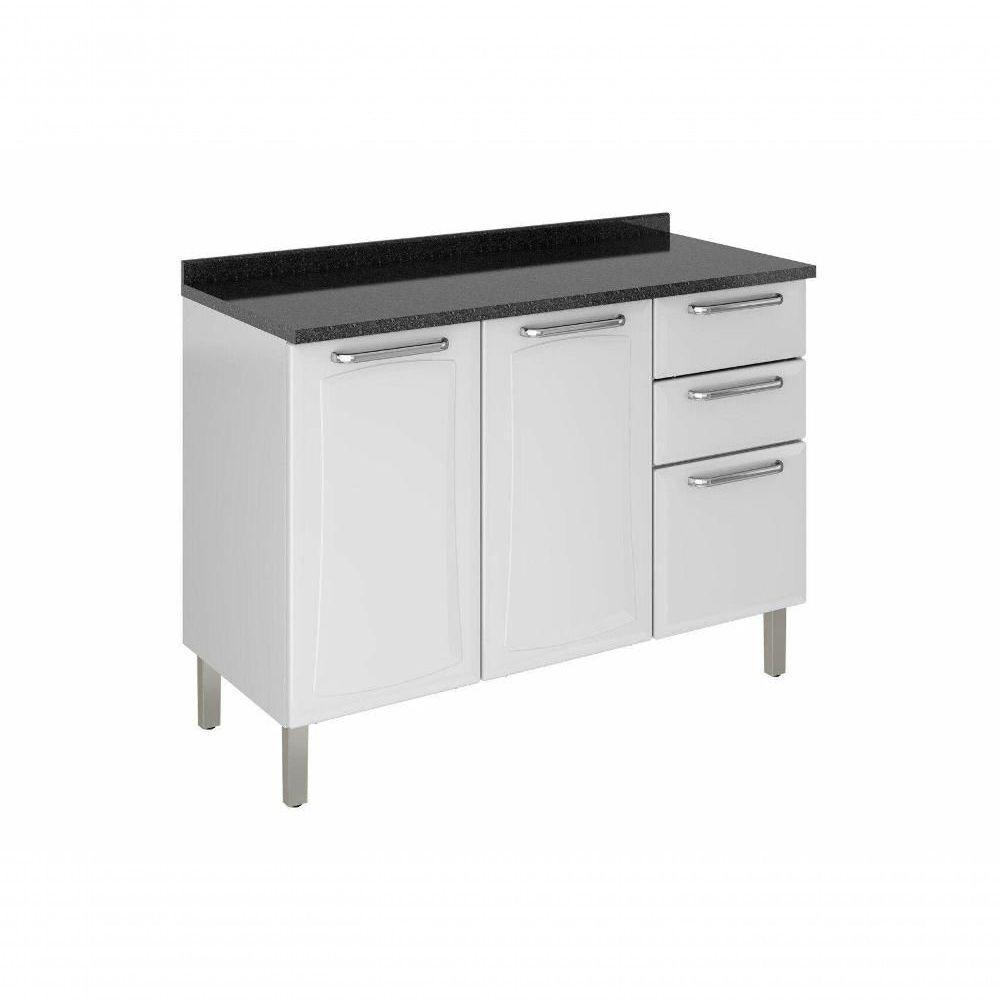 Balcão Cozinhas Itatiaia Tarsila 3 Portas E 2 Gavetas Branco - 1