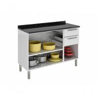 Balcão Cozinhas Itatiaia Tarsila 3 Portas E 2 Gavetas Branco - 2