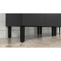 Balcão Cozinhas Itatiaia Midi Pop Art I3 2 Gavetas e 3 Portas Grafite - 3