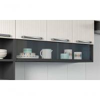 Armário Cozinhas Itatiaia Midi Pop Art i3 3 Portas com Nicho Grafite e branco - 5