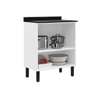 Balcão De Cozinha Itatiaia Em Aço 2 Portas Branco Florença - 2