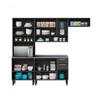 Cozinha Itatiaia Midi Pop Art I3 - 4 Peças Com Paneleiro - Grafite-branco - 6