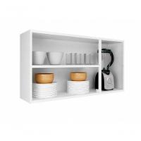 Armario Aéreo Com Vidro Cozinhas Itatiaia Luce 3 Portas Branco - 2