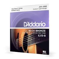 Encordoamento Violão Aço 11-52 Corda Extra D Addario Ej13-b [f035] - 1