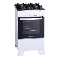 Fogão 4 Bocas Atlas Mônaco Plus Branco Com Mesa De Vidro Top Glass Bivolt - 3