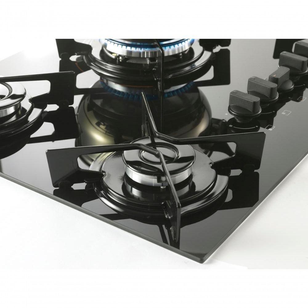 Cooktop Fisher 5 Bocas Fit Line Tripla Chama Preto - Bivolt - 8