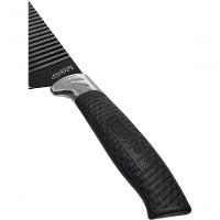 Conjunto Jogo Facas Do Chef Profissional 6 Peças Churrasco Cozinha Peças Aço Inox Cor Preto - 4