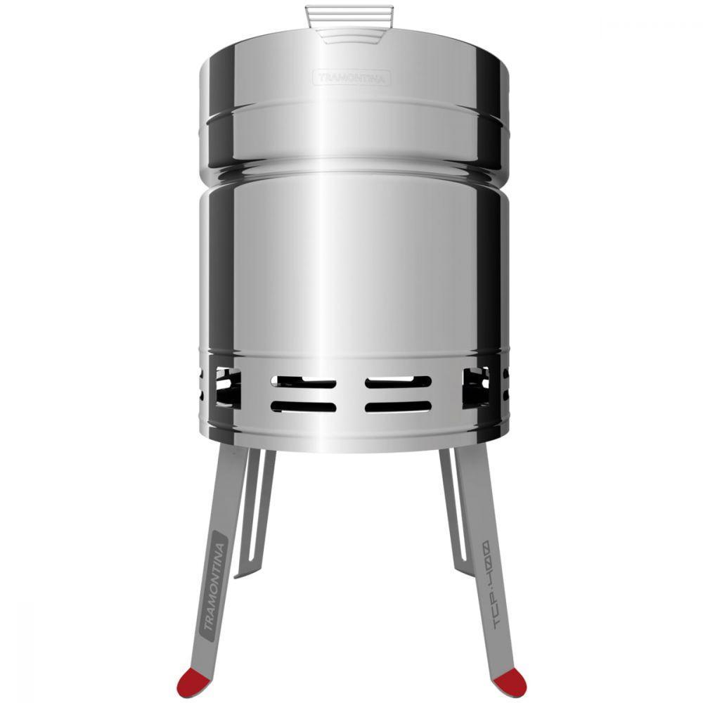 Churrasqueira à Carvão Tramontina Tcp 400 Inox com Bandeja - 2