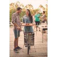 Churrasqueira à Carvão Tramontina Tcp 400 Inox com Bandeja - 7