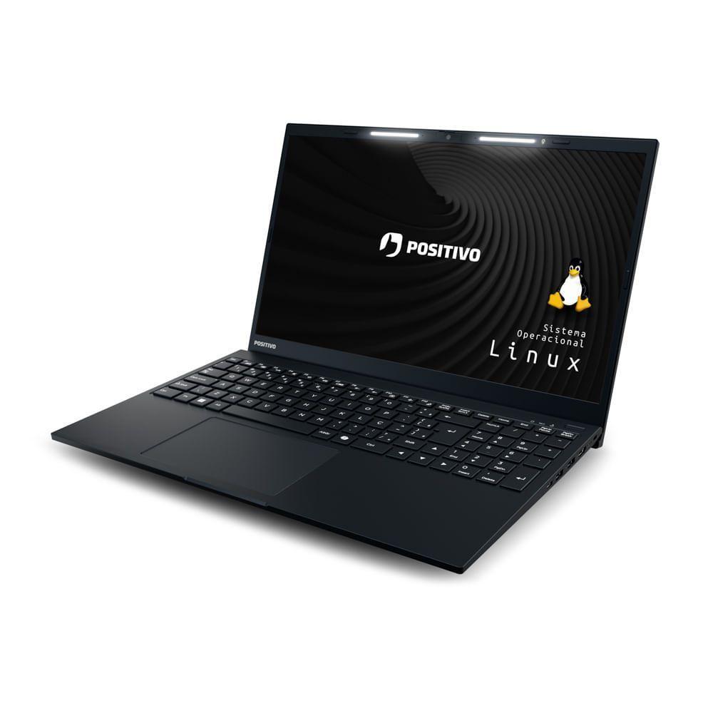Notebook Positivo Vision R15 AMD® Ryzen 5-5500U Linux 16GB RAM 512GB SSD 15.6? Full HD Lumina Bar Preto - 5