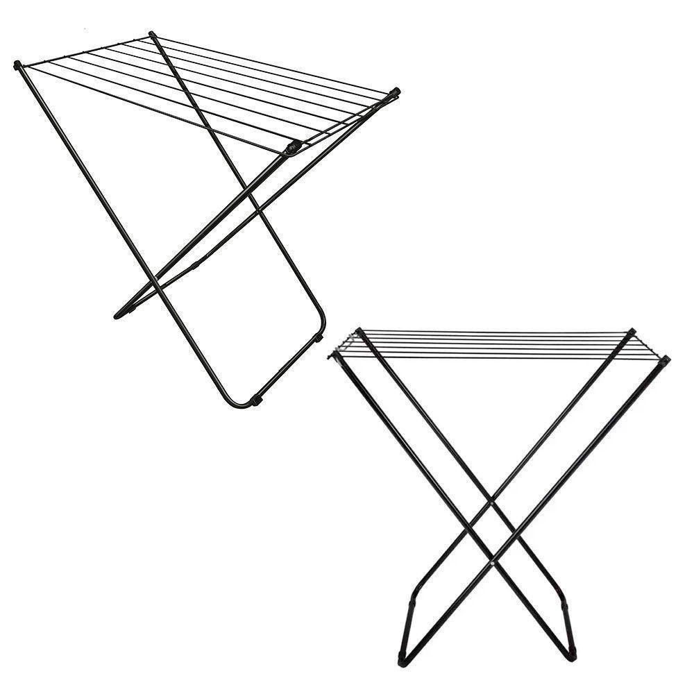 Varal Portátil Preto A Solução Prática Para Secar Roupas Sem Ocupar Muito Espaço - 2