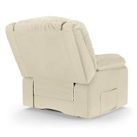 Poltrona Do Papai Reclinável Melim Controle Power Elétrico Sintético Pu Fh1 - D'rossi Cor Bege - 3