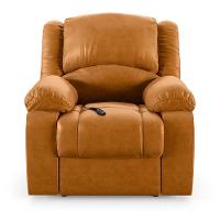 Poltrona Do Papai Reclinável Melim Controle Power Elétrico Pu Fh1 - D'rossi Cor Whisky