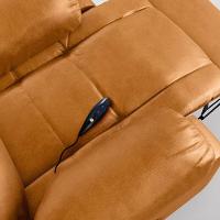 Poltrona Do Papai Reclinável Melim Controle Power Elétrico Pu Fh1 - D'rossi Cor Whisky - 5