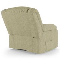 Poltrona Do Papai Reclinável Melim Controle Power Elétrico Linho Fh1 - D'rossi Cor Bege - 3