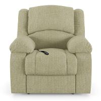 Poltrona Do Papai Reclinável Melim Controle Power Elétrico Linho Fh1 - D'rossi Cor Bege