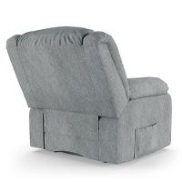 Poltrona Do Papai Reclinável Melim Controle Power Elétrico Linho Fh1 - D'rossi Cor Cinza - 3