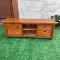 Rack Madeira De Demolição 160 X 60 Maciço Com 4 Gavetas Sudeste Rústico