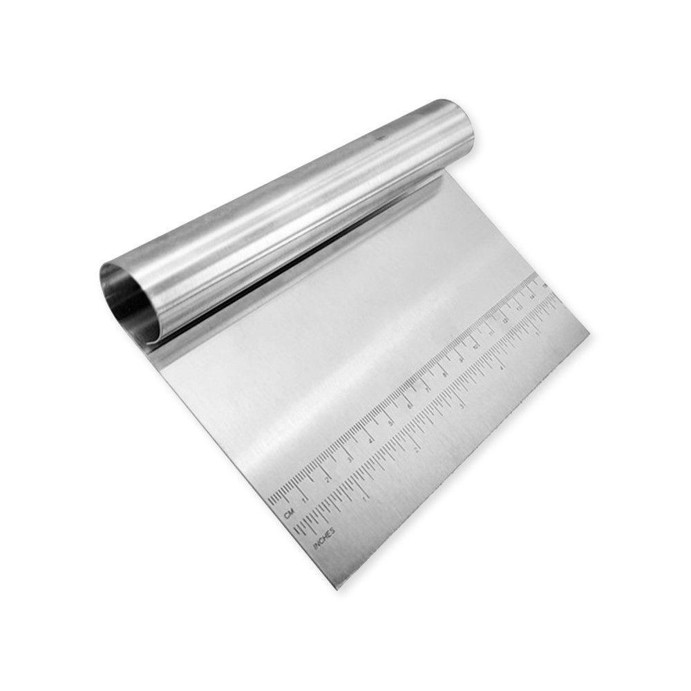 Espátula Multifuncional Em Inox Para Cortar, Raspar E Modelar Massas, Pães, Pizza E Bolos - 1