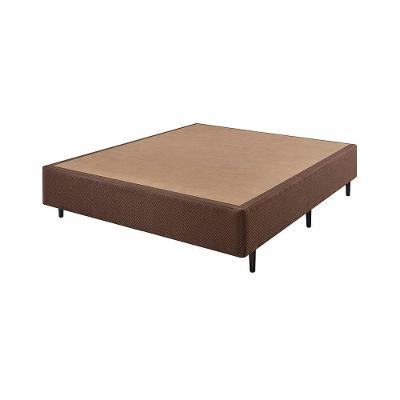 Base Para Cama Box Casal Ecoflex Marrom 138x188x25cm Base Box