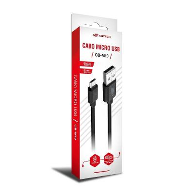 Cabo Usb-micro Usb 1m 2a Cb-m10bk C3tech
