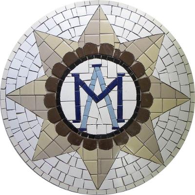 Símbolo Brasão Sacro Emblema De Maria
