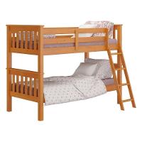 Beliche De Solteiro Madeira Maciça Para Colchão 88 X 188 Cm Multimóveis Cr35206 Mel - 1