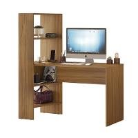 Conjunto Para Escritório 2 Peças Com Escrivaninha E Armário Freijó Notável Móveis Freijó - 3