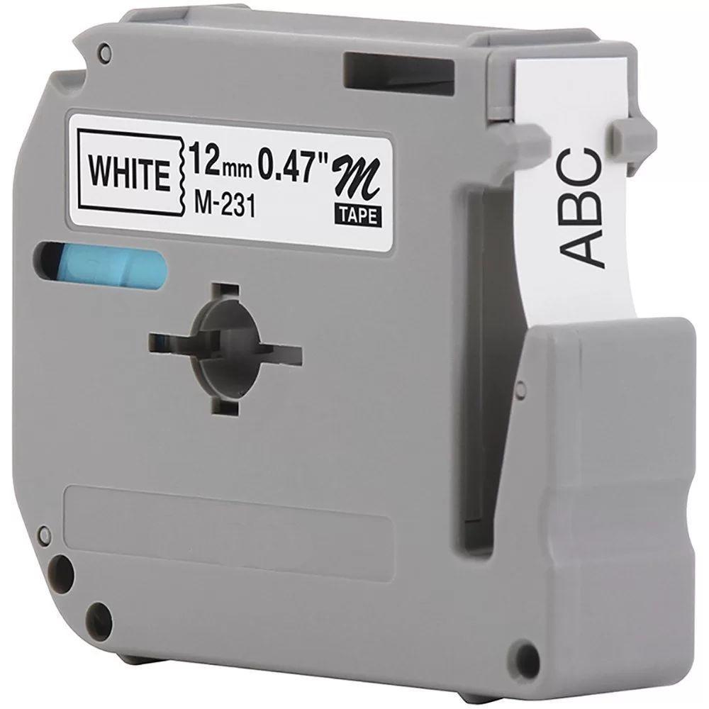 Fita Compatível Brother M231 Mk231 T 12mm Pt 80 70 90 Ml - 1
