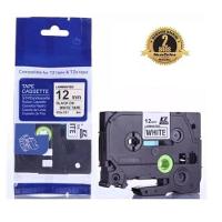 Kit 6 Fitas Compatível Brother Tze-231 Branca 12mm Kze - 2