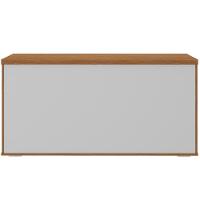 Balcão Para Escritório 04 Portas 160cm Com Chaves Unik A02 Freijó Branco - 5