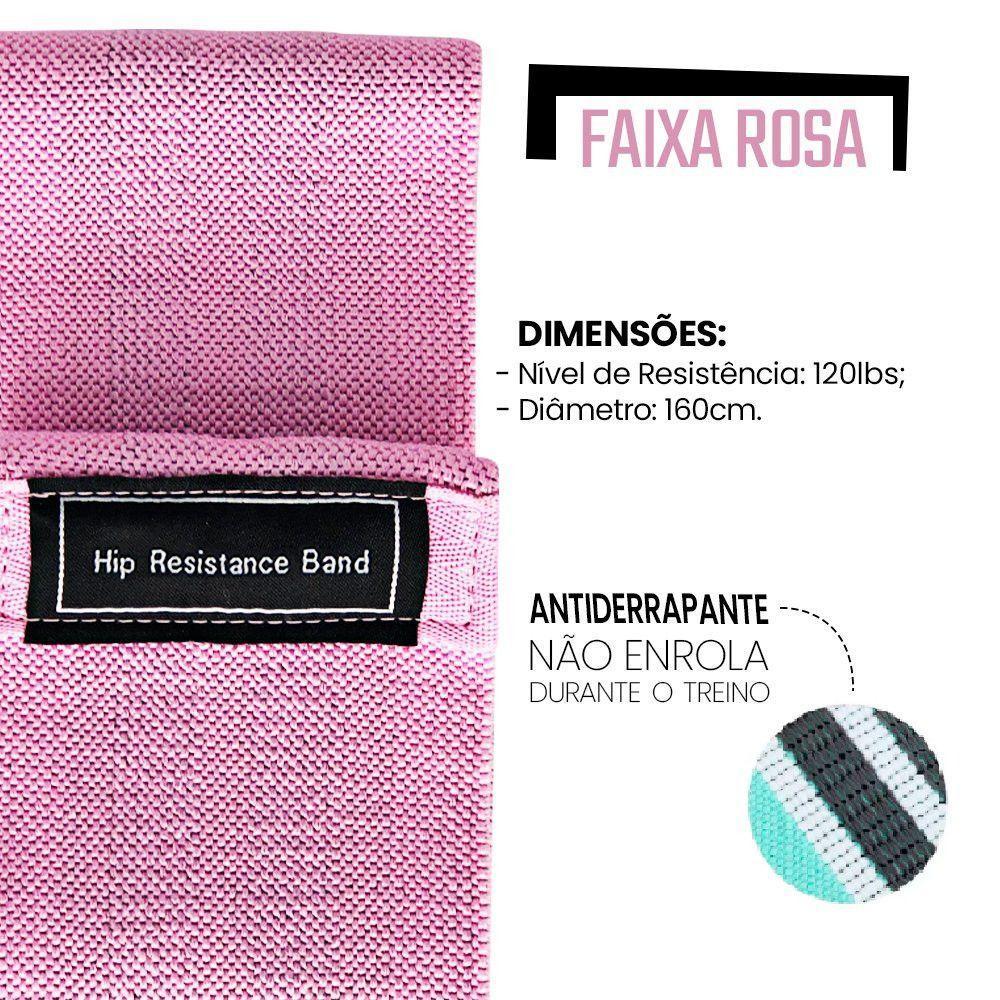 Kit De 3 Faixas Elásticas Para Exercícios Com 3 Níveis De Resistência - 2