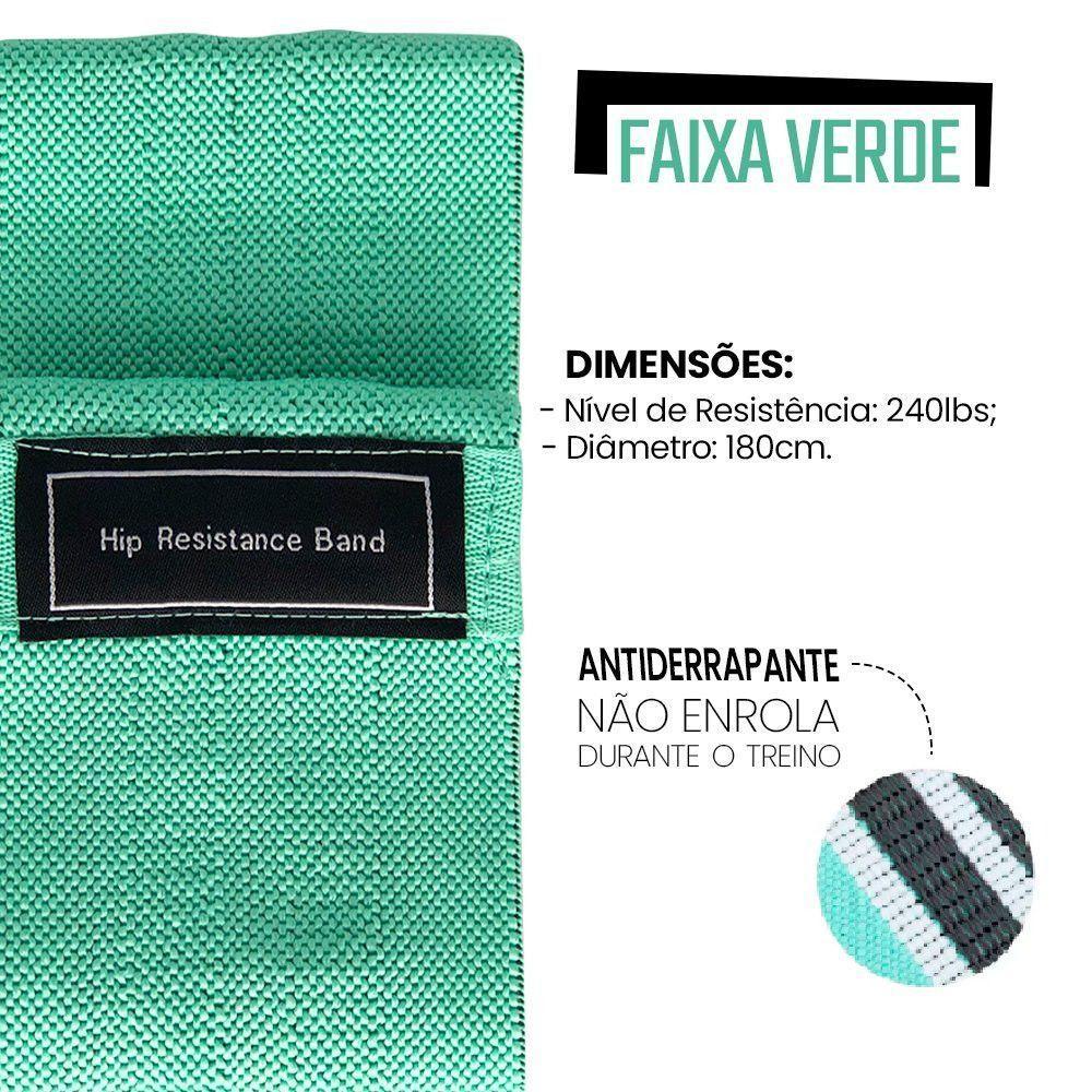 Kit De 3 Faixas Elásticas Para Exercícios Com 3 Níveis De Resistência - 6