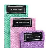 Kit De 3 Faixas Elásticas Para Exercícios Com 3 Níveis De Resistência - 1