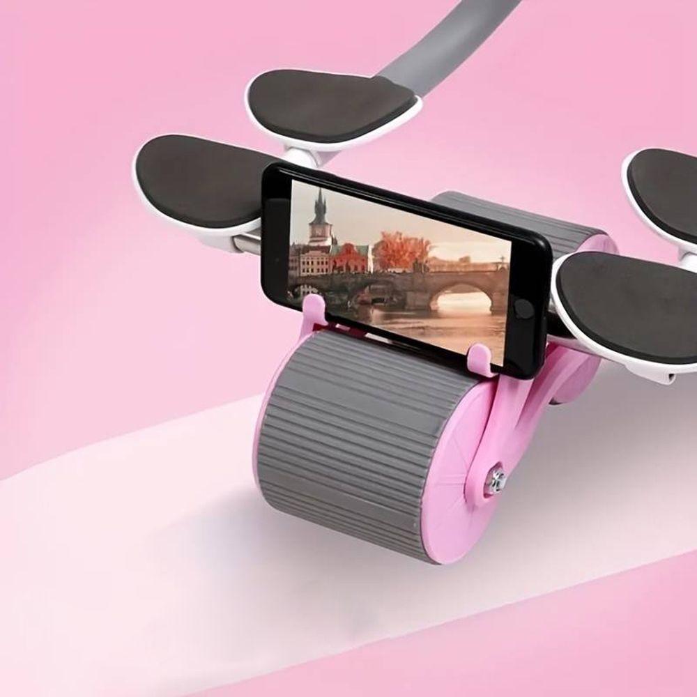 Rolo Abdominal Exercicio Roda Musculaçao Braço Ombro Costas Lombar Prancha Treino Academia - 4